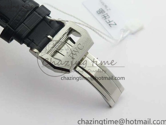 MIROTIME 0208 MoistureWicking Portuguese IW371491 ZF 1:1 Best Edition SS Blue Dial On Leather Strap A79350 (Slim Movement) V 7221